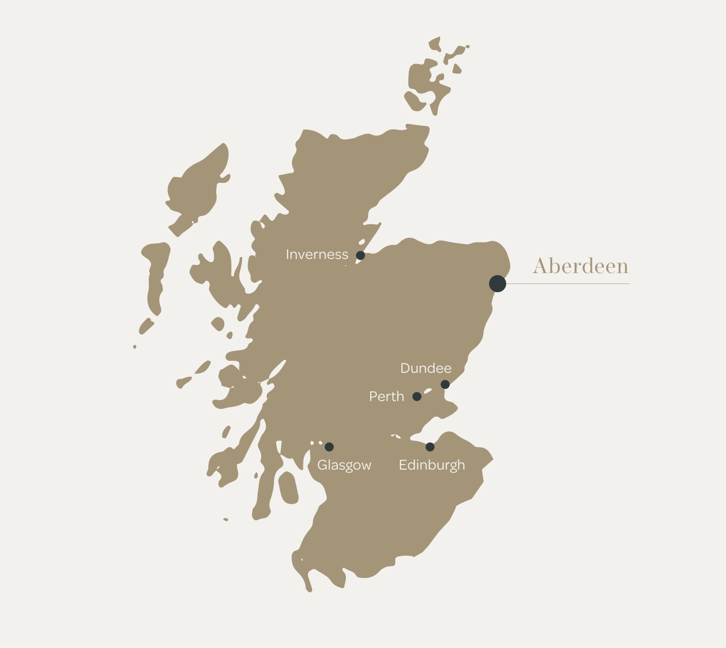 Map of Scotland